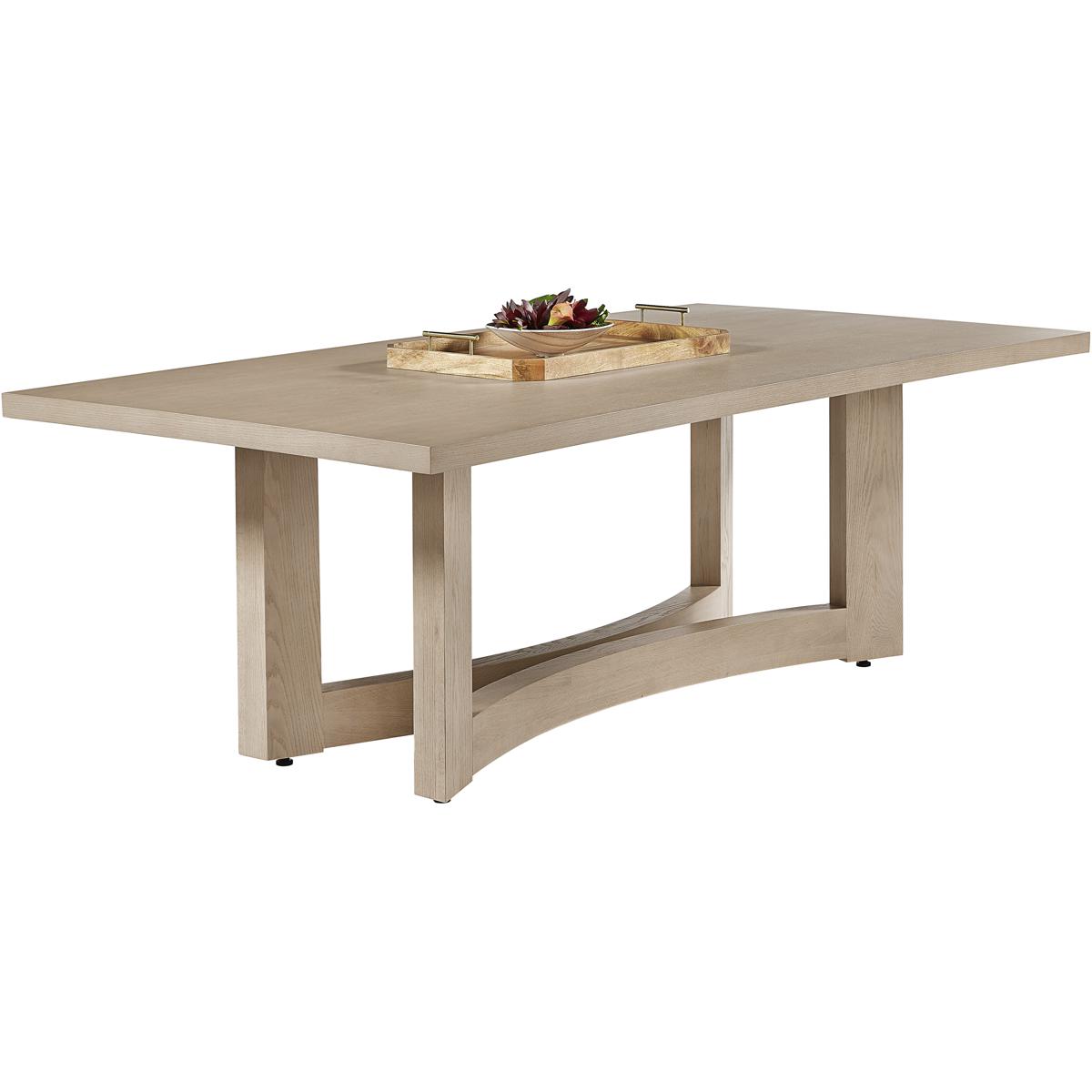 Harrow Modern Classic Light Brown Oak Rectangular Dining Table - 90"